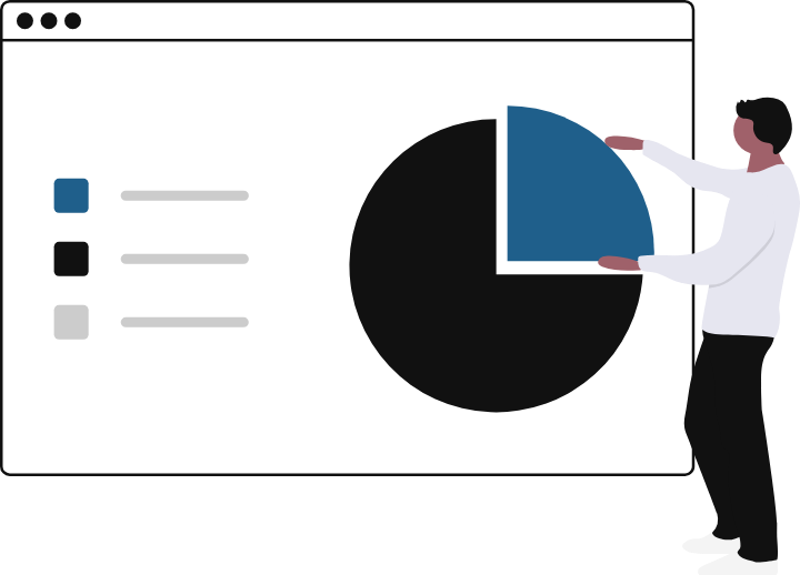 AWSの案件をタイプ別に分類するイラスト
